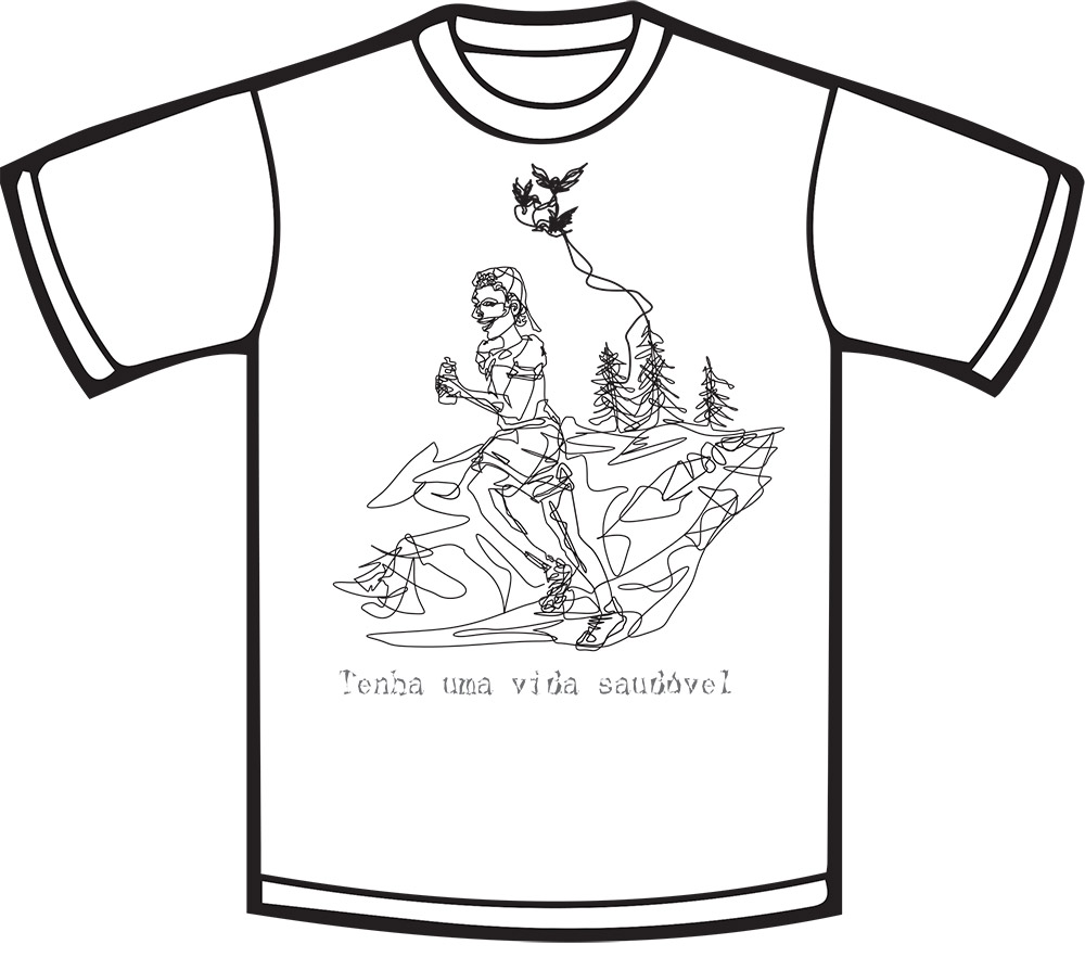 T-SHIRT "TRAIL PELA VIDA"